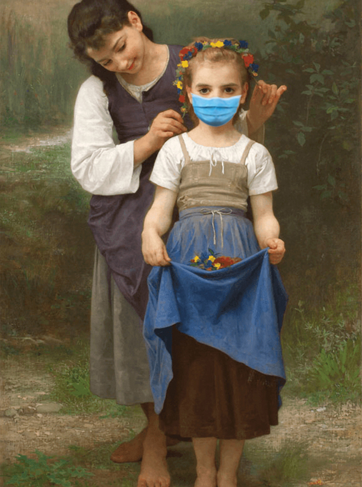 Bouguereau with mask